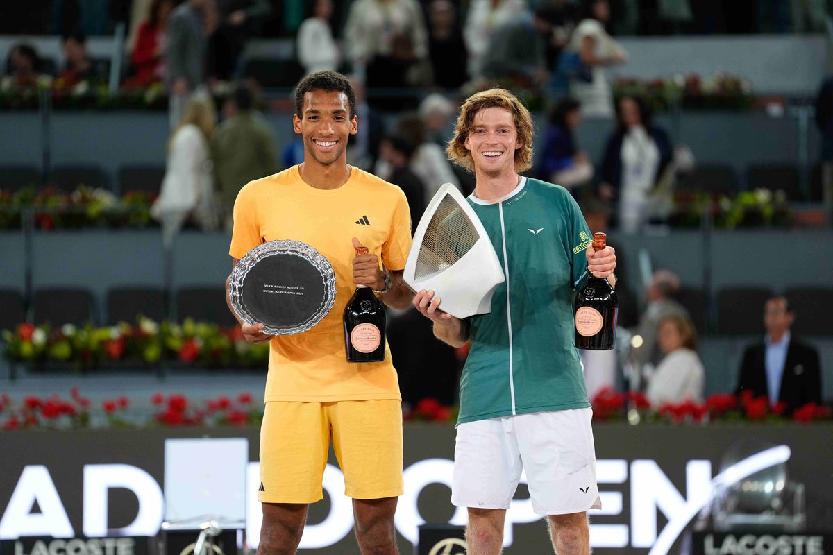 Andrey Rublev, victorios la Madrid după finala cu Felix Auger-Aliassime