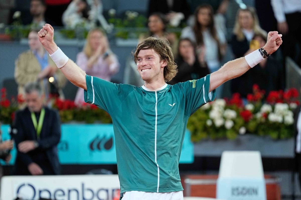 Andrey Rublev, victorios la Madrid după finala cu Felix Auger-Aliassime