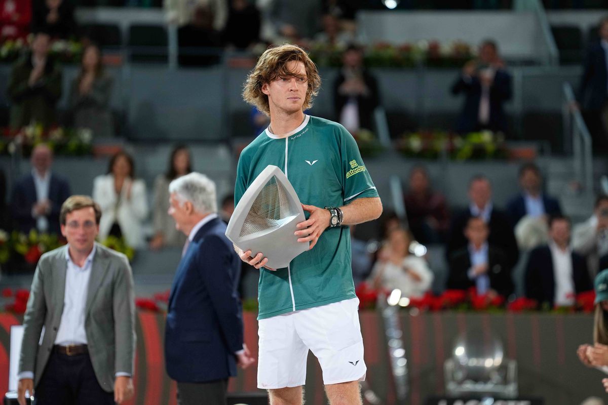 Andrey Rublev, victorios la Madrid după finala cu Felix Auger-Aliassime