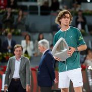 Andrey Rublev, victorios la Madrid după finala cu Felix Auger-Aliassime / FOTO: Imago