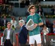 Andrey Rublev, victorios la Madrid după finala cu Felix Auger-Aliassime / FOTO: Imago