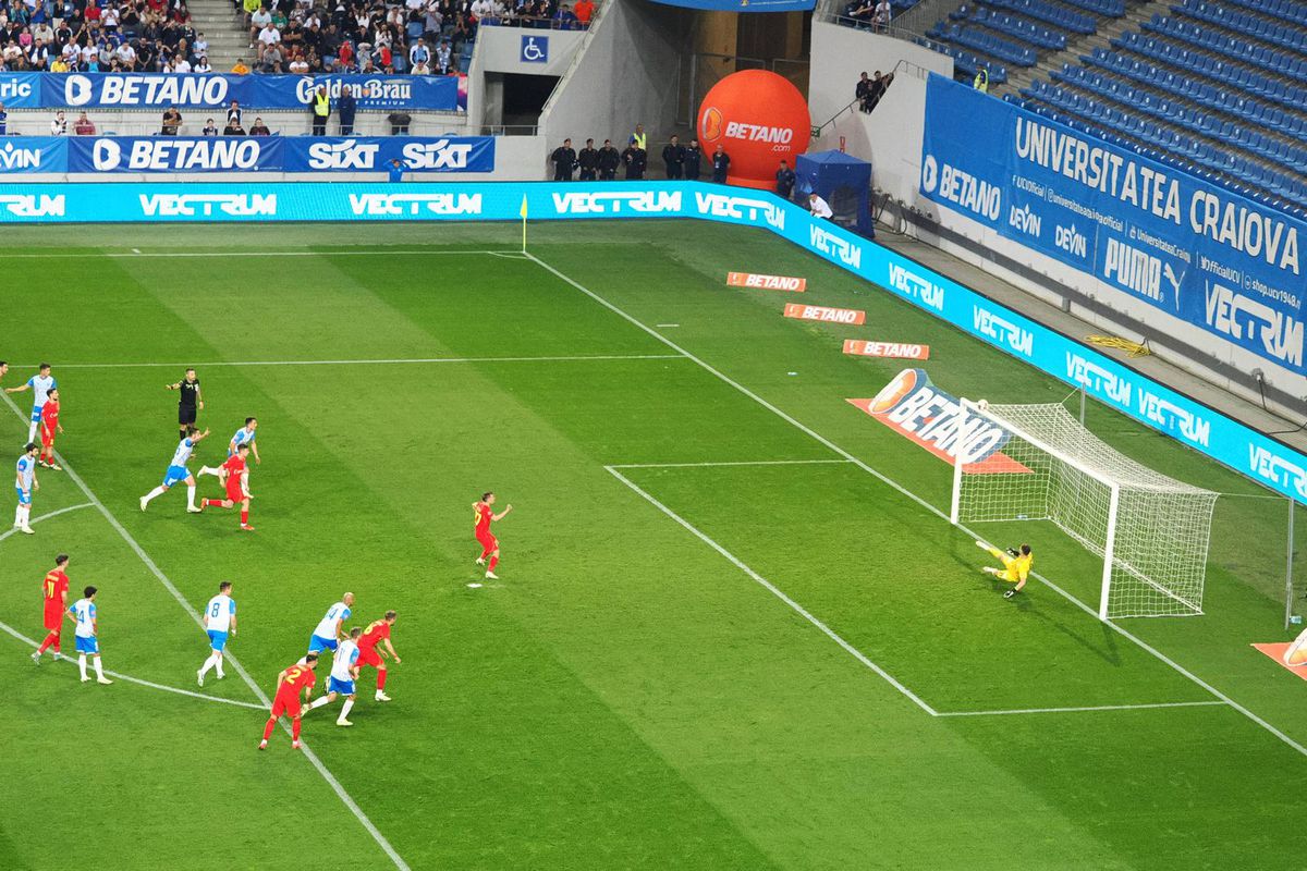 Penalty ratat de Olaru în Craiova - FCSB