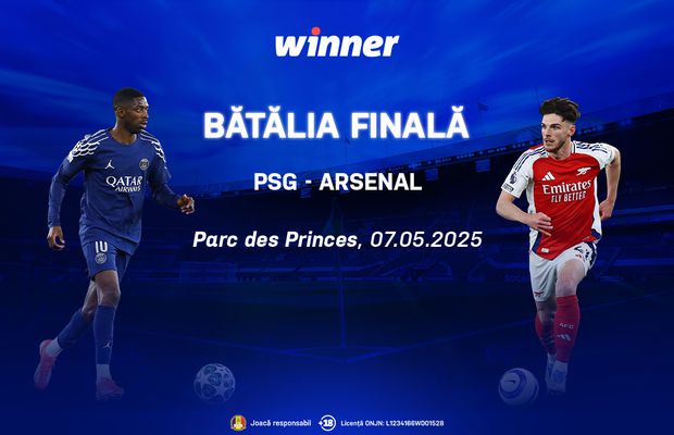 PSG – Arsenal, încleștarea titanilor pentru un loc în finala Champions League