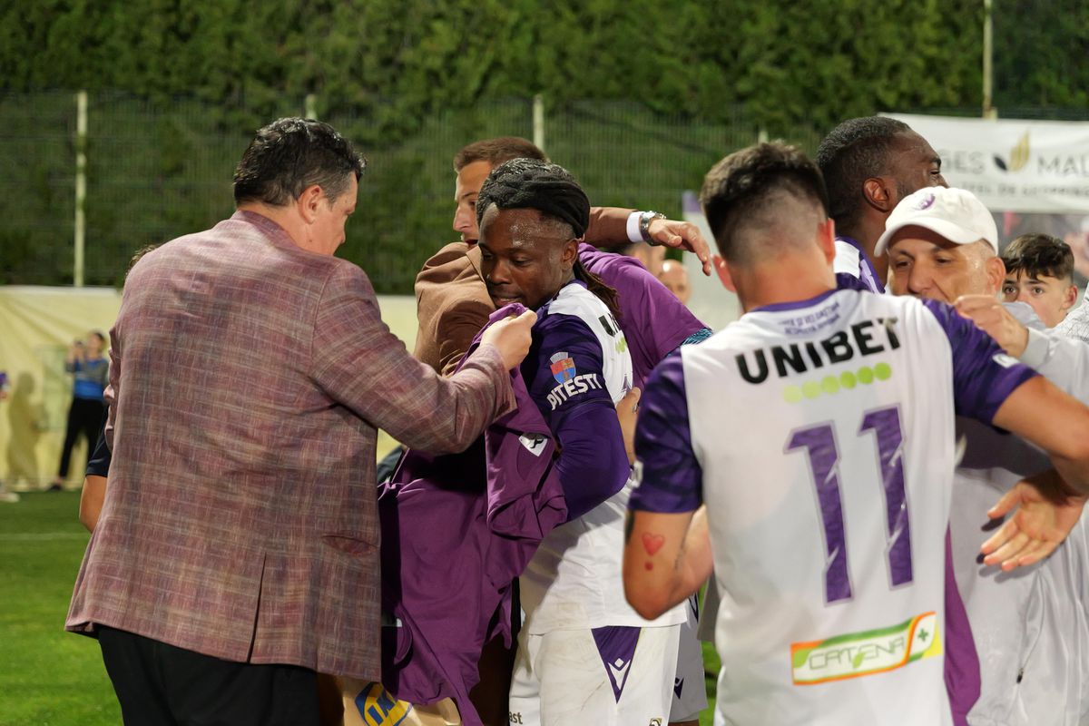 Sărbătoare la Mioveni, după ce FC Argeș a promovat