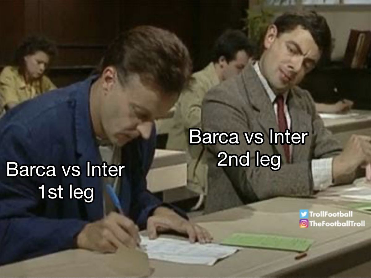 Cele mai tari meme-uri după semifinala epică dintre Inter și Barcelona » Catalanii, ținta ironiilor pe internet