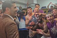 Imagini fabuloase din vestiarul lui FC Argeș! Primarul a intrat peste jucători și a negociat primele de promovare: „El a insistat”