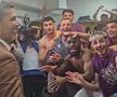Imagini fabuloase din vestiarul lui FC Argeș! Primarul a intrat peste jucători și a negociat primele de promovare: „El a insistat”