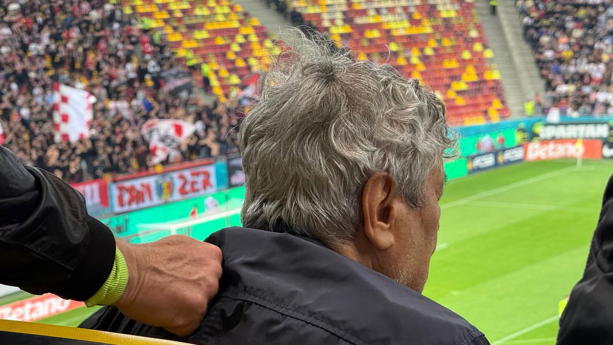 Momente inedite pe Arena Națională, cu Mircea Lucescu în prim-plan! Selecționerul a beneficiat de masaj pe toată durata meciului FCSB - Dinamo