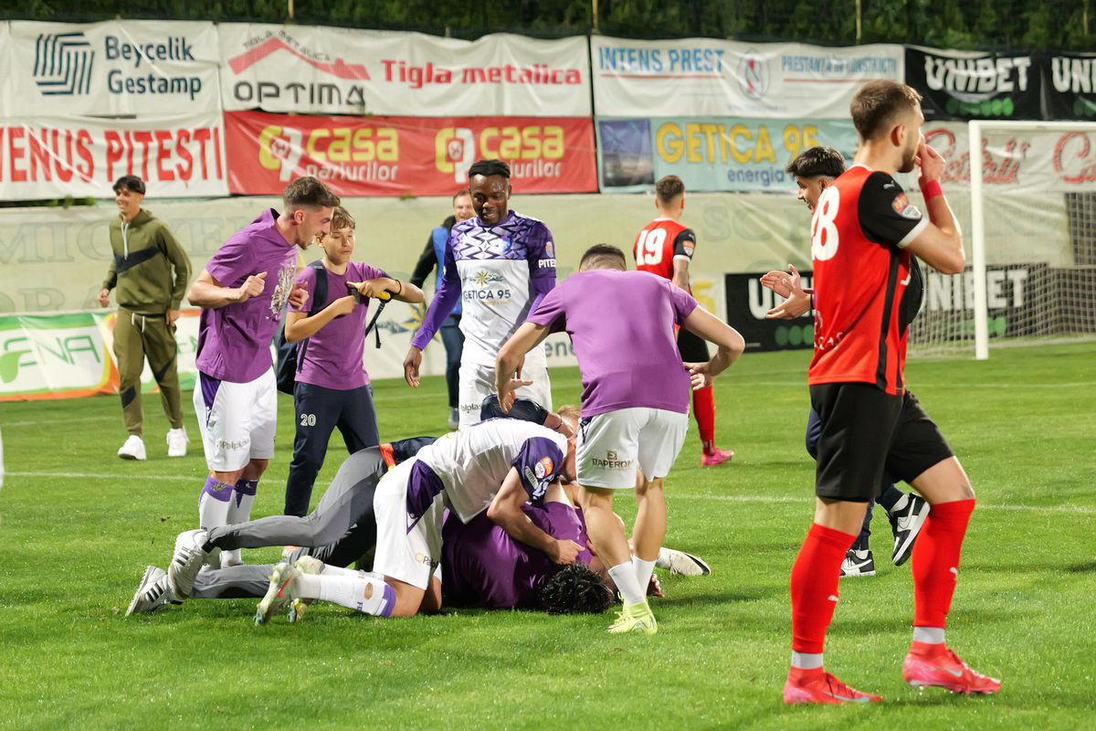 Sărbătoare la Mioveni, după ce FC Argeș a promovat