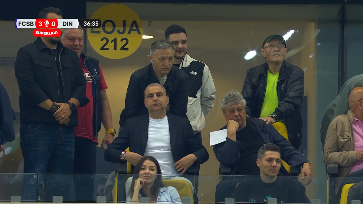 Momente inedite pe Arena Națională, cu Mircea Lucescu în prim-plan! Selecționerul a beneficiat de masaj pe toată durata meciului FCSB - Dinamo