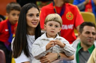 Imaginile serii la FCSB - Dinamo » Florin Tănase, emoționat: cum a fost surprins alături de micuțul Zian și de soția Medeea