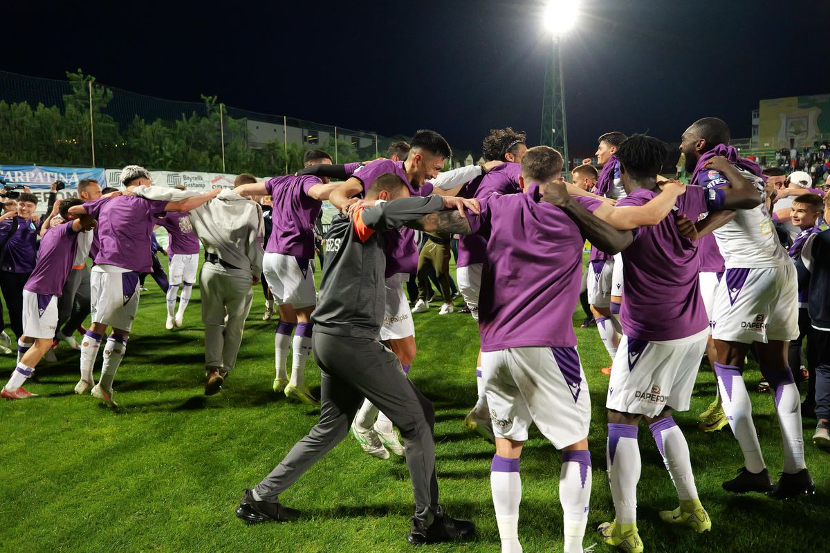 Sărbătoare la Mioveni, după ce FC Argeș a promovat
