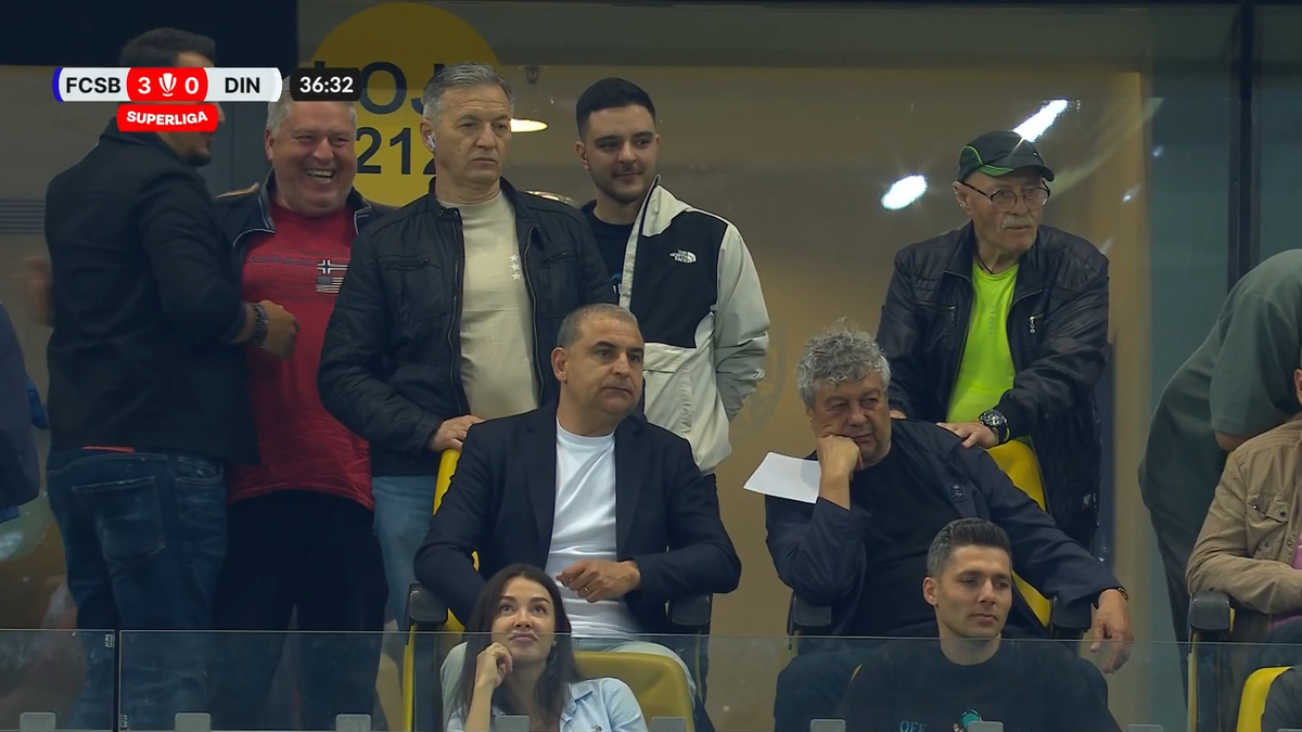 Momente inedite pe Arena Națională, cu Mircea Lucescu în prim-plan! Selecționerul a beneficiat de masaj pe toată durata meciului FCSB - Dinamo