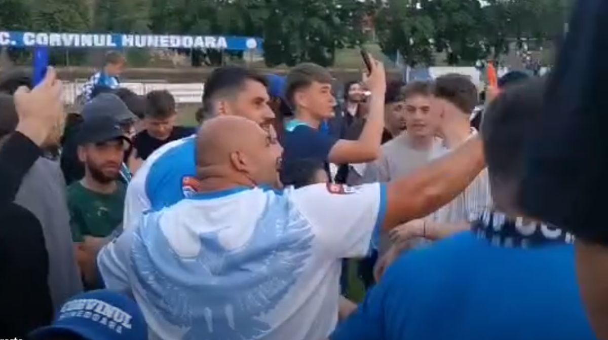 Imaginile bucuriei » Corvinul a declanșat fiesta, după promovarea matematică în Superliga