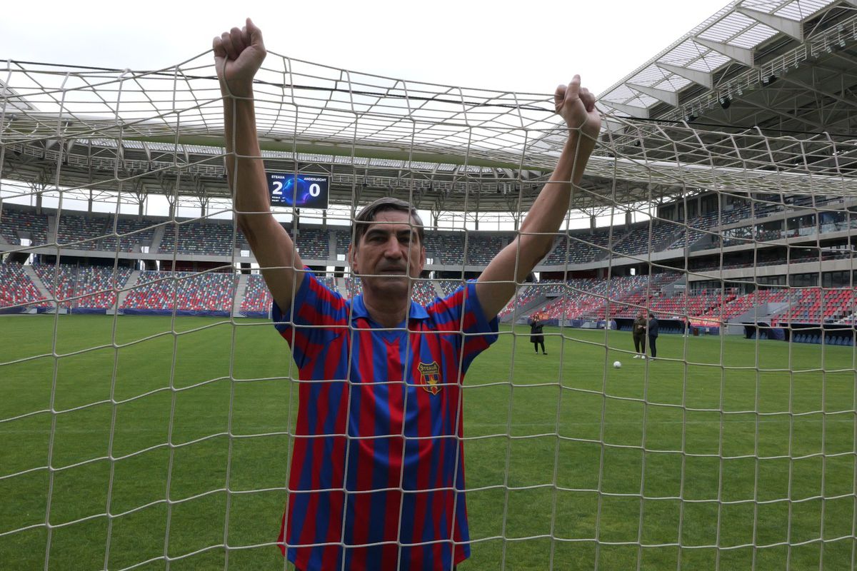 Gazeta a recreat imaginea celebră cu Victor Pițurcă pe Ghencea » „Steaua ‘86 a avut cei mai buni jucători, apoi vin Hagi, Dobrin și Balaci”