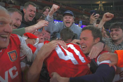 Reacția lui Declan Rice, după ce Arsenal s-a calificat în finala Ligii Campionilor // foto: Imago