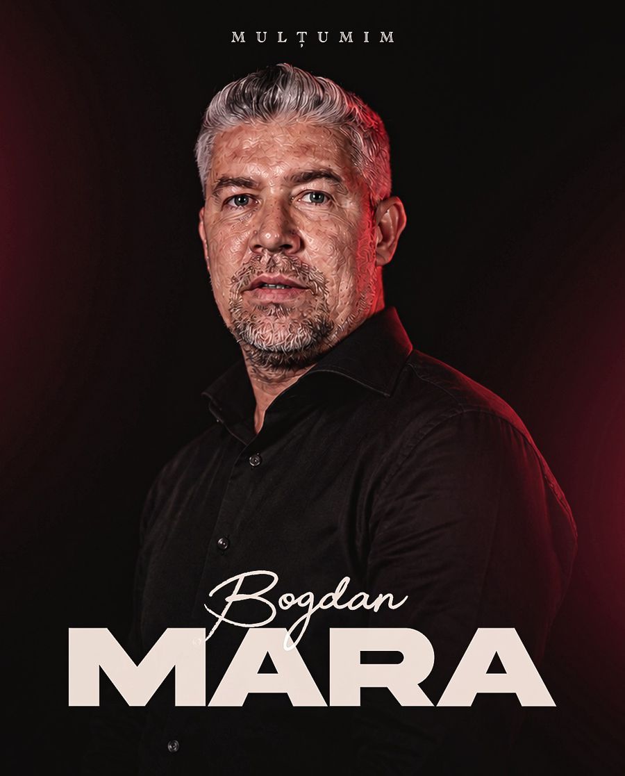 Despărțirea CFR Cluj - Bogdan Mara, oficializată: „Mult succes!”