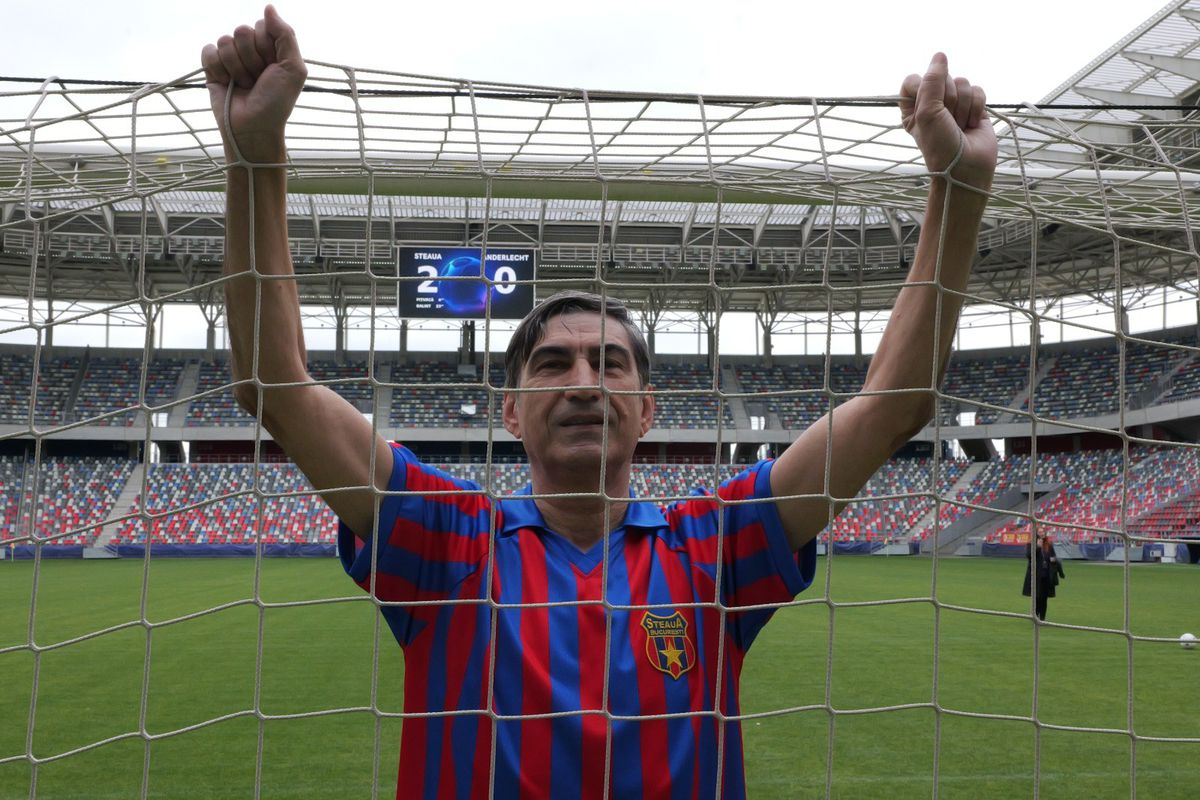Gazeta a recreat imaginea celebră cu Victor Pițurcă pe Ghencea » „Steaua ‘86 a avut cei mai buni jucători, apoi vin Hagi, Dobrin și Balaci”