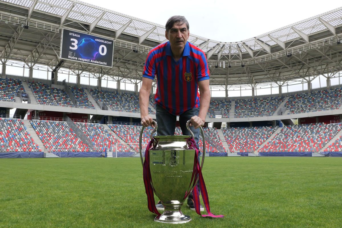 Gazeta a recreat imaginea celebră cu Victor Pițurcă pe Ghencea » „Steaua ‘86 a avut cei mai buni jucători, apoi vin Hagi, Dobrin și Balaci”