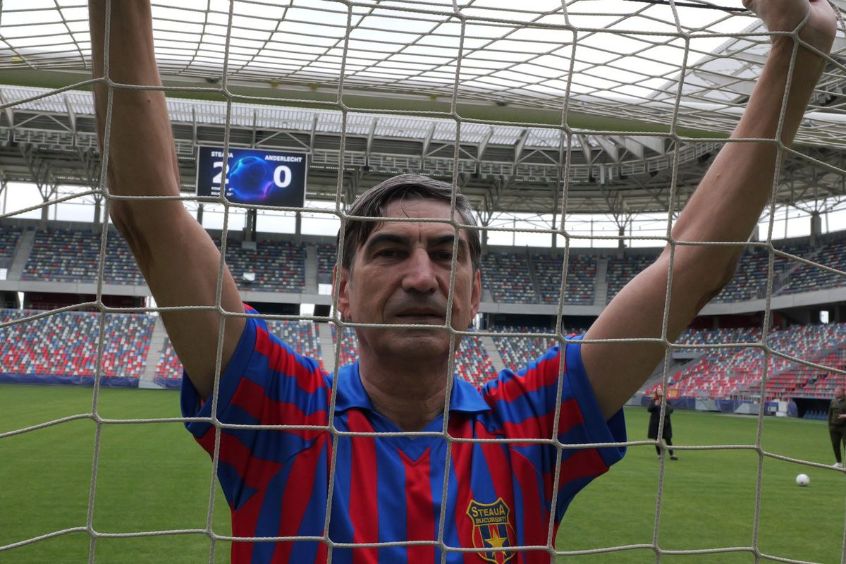 Gazeta a recreat imaginea celebră cu Victor Pițurcă pe Ghencea » „Steaua ‘86 a avut cei mai buni jucători, apoi vin Hagi, Dobrin și Balaci”