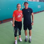 Vladimir Filip a fost sparring-ul Simonei Halep / Sursă foto: Facebook