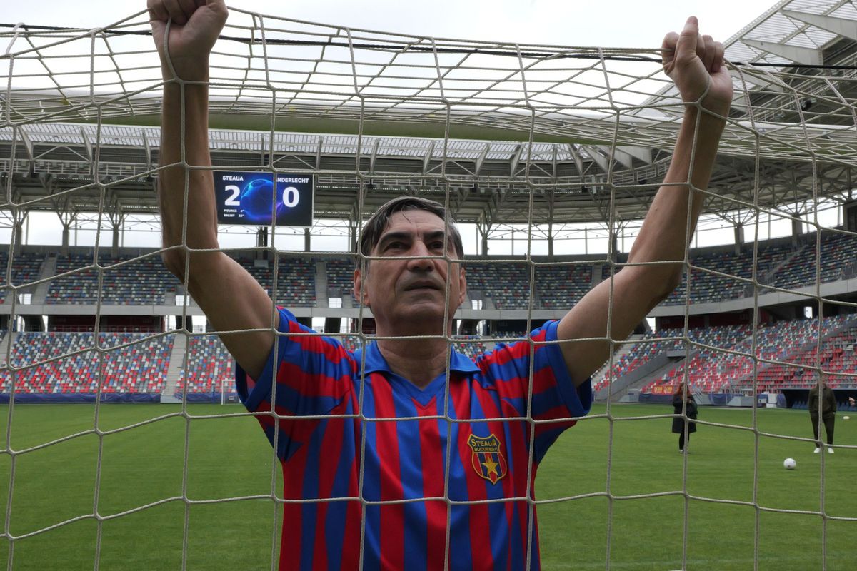 Gazeta a recreat imaginea celebră cu Victor Pițurcă pe Ghencea » „Steaua ‘86 a avut cei mai buni jucători, apoi vin Hagi, Dobrin și Balaci”