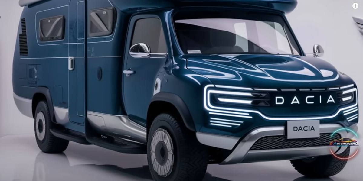 Dacia, „dormitor pe roți” » Imagini surprinzătoare: cum arată mașina-casă care nu a existat vreodată