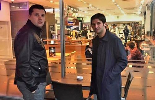 Cristi Bobar, în fotografie alături de Cristi Chivu, în urmă cu câțiva ani
Arhiva personală