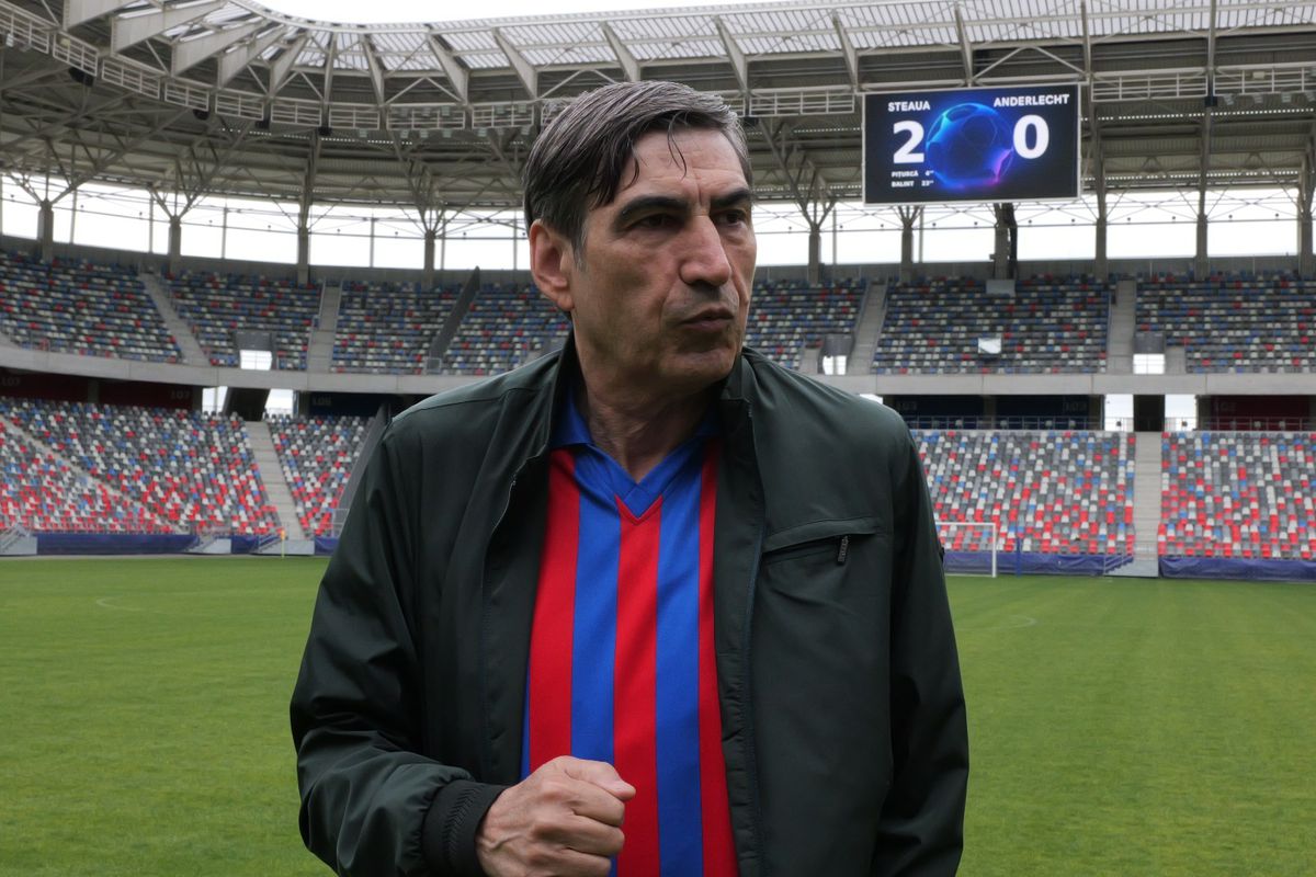 Gazeta a recreat imaginea celebră cu Victor Pițurcă pe Ghencea » „Steaua ‘86 a avut cei mai buni jucători, apoi vin Hagi, Dobrin și Balaci”