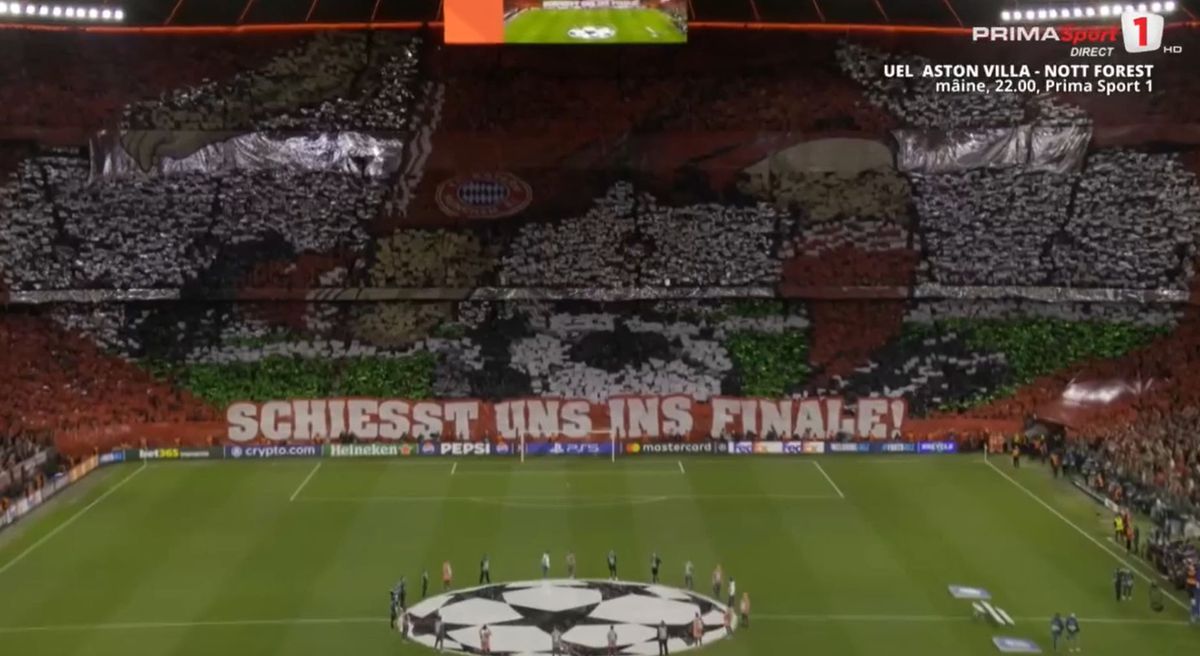 „Duceți-ne în finală!” » Scenografie de vis la Bayern - PSG, în semifinalele Ligii Campionilor