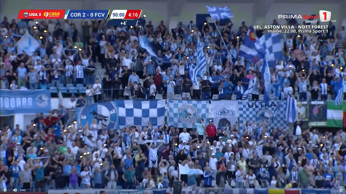 Imaginile bucuriei » Corvinul a declanșat fiesta, după promovarea matematică în Superliga
