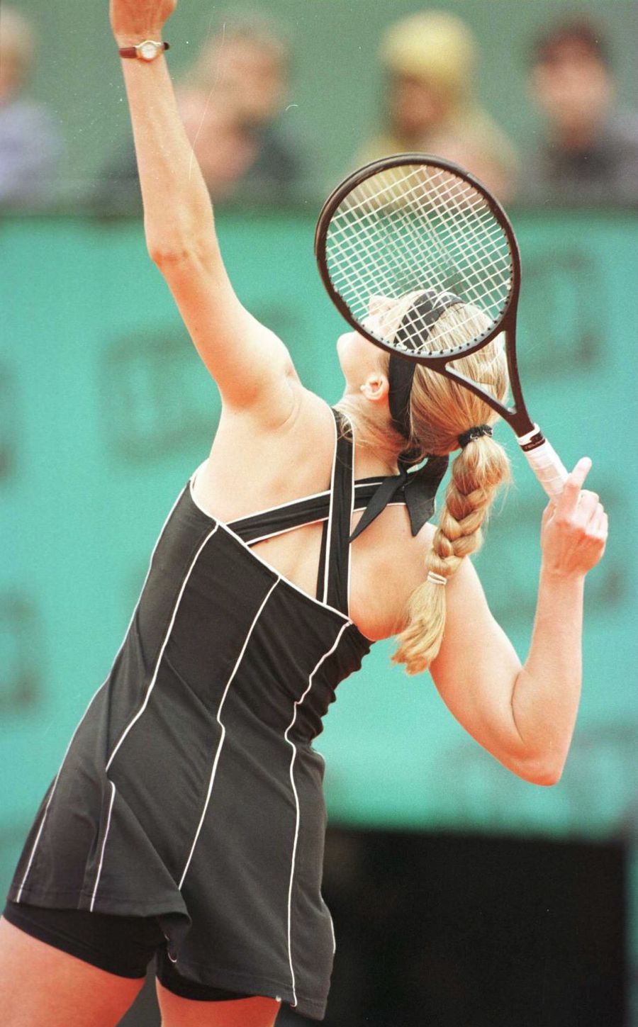 Mary Pierce și rochia cu bretele încrucișate din 1996 Foto Guliver/GettyImages