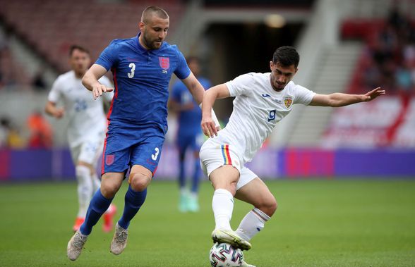 ANGLIA - ROMÂNIA 1-0. România trebuia să primească un penalty în finalul meciului » Rădoi a răbufnit: „Jucătorul nostru are o tăietură la cap!”