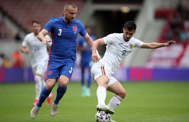 ANGLIA - ROMÂNIA 1-0. România trebuia să primească un penalty în finalul meciului » Rădoi a răbufnit: „Jucătorul nostru are o tăietură la cap!”