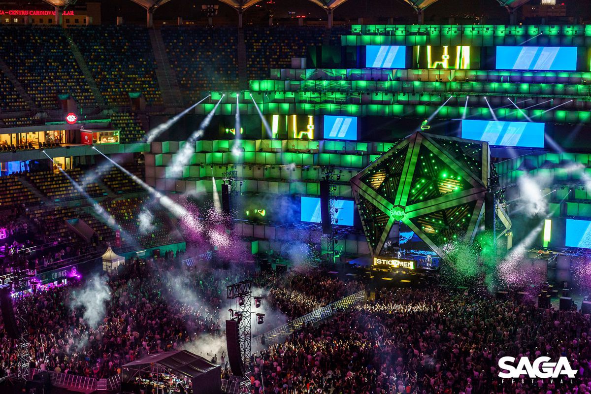 SAGA Festival, evenimentul care a izgonit-o pe FCSB din București, s-a încheiat » Cum s-a transformat Arena Națională în timpul week-end-ului