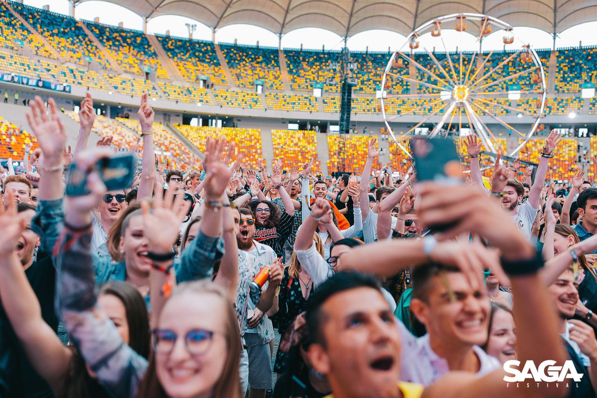 SAGA Festival, evenimentul care a izgonit-o pe FCSB din București, s-a încheiat » Cum s-a transformat Arena Națională în timpul week-end-ului