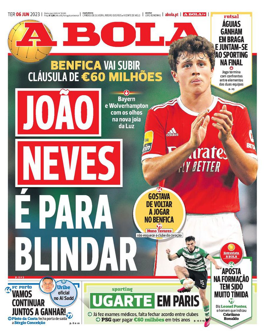 Ringier cumpără A Bola, cel mai cunoscut ziar de sport din Portugalia