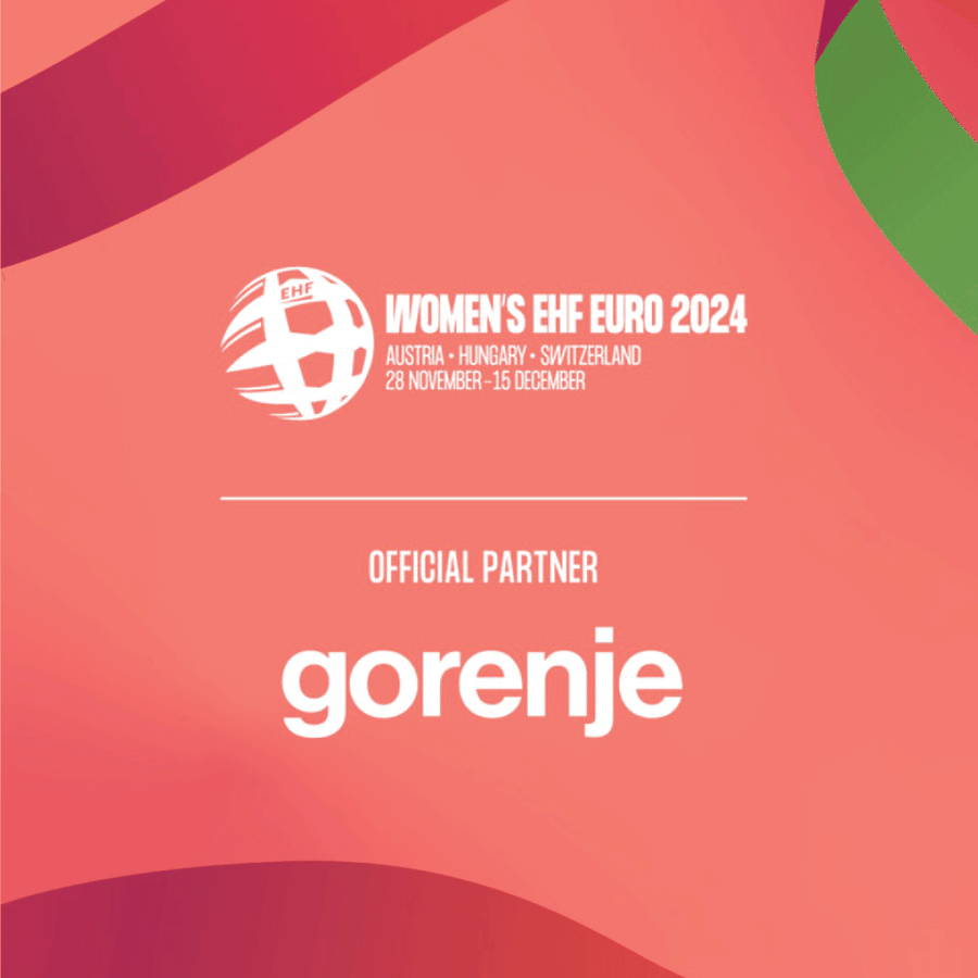 Gorenje este partenerul oficial al Campionatului European de handbal feminin și masculin EHF din 2024 și 2026
