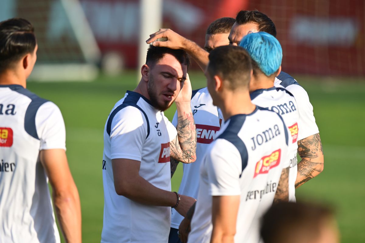 4 „tricolori” au absentat astăzi de la ultimul antrenament înaintea amicalului cu Liechtenstein