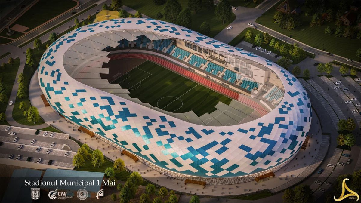 Cum va arăta noul stadion Municipal - 1 mai pe care va juca CSM Slatina