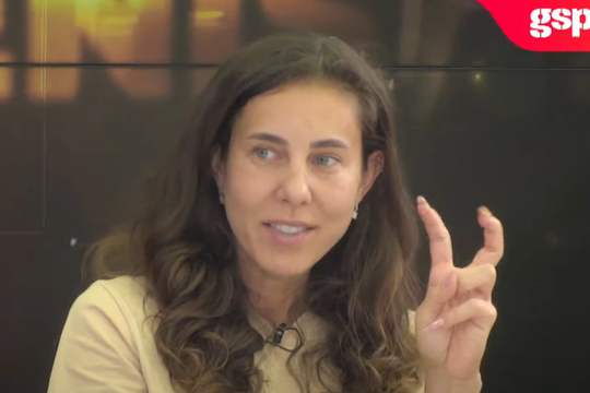 Mihaela Buzărnescu, în platoul Gazetei Sporturilor