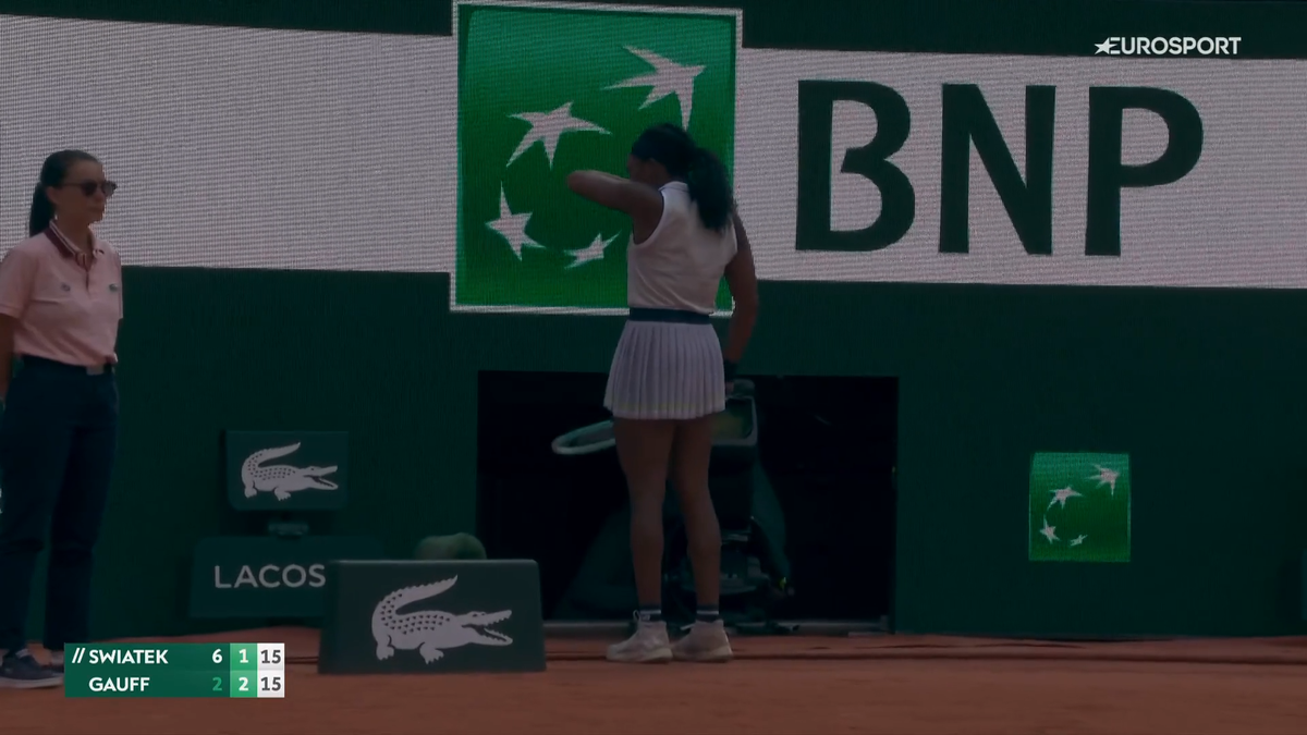 Coco Gauff, în lacrimi la Roland Garros