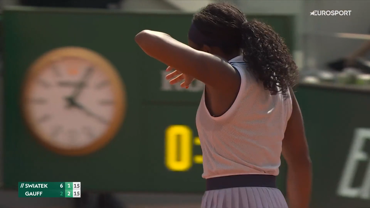 Coco Gauff, în lacrimi la Roland Garros