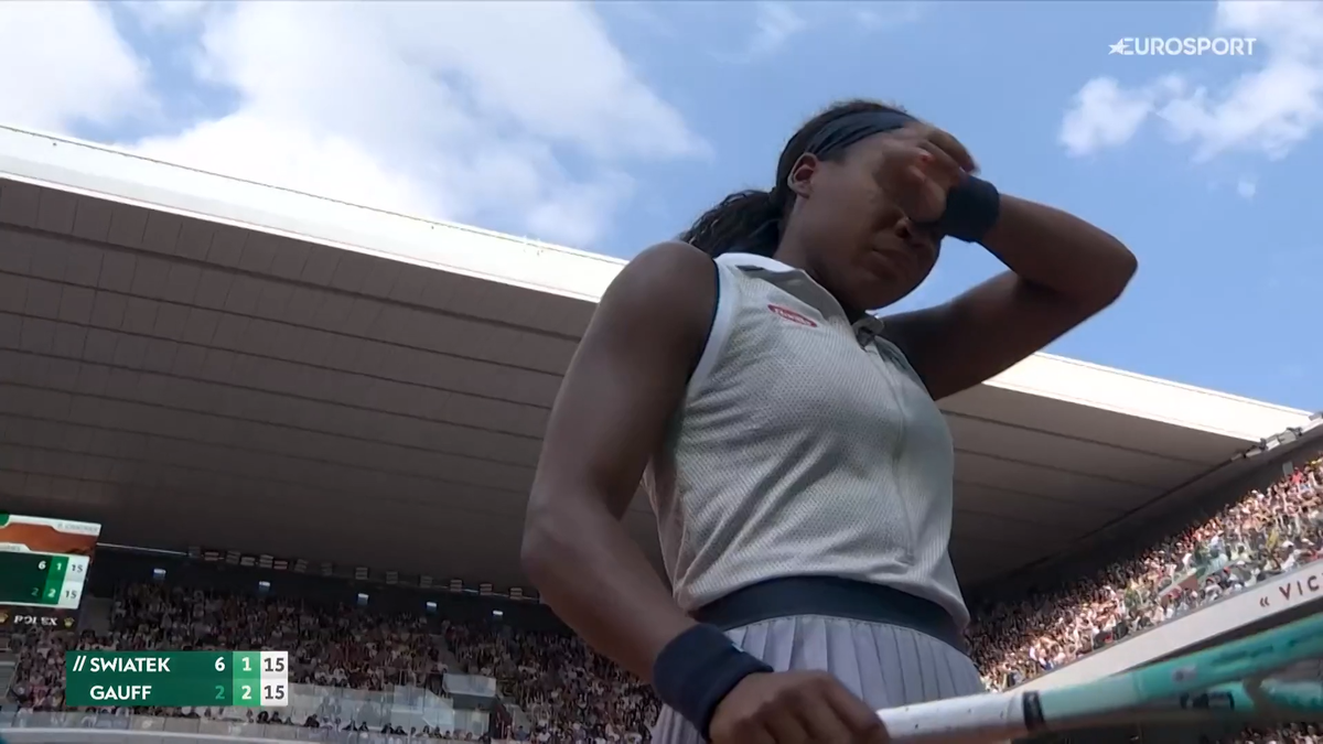 Coco Gauff, în lacrimi la Roland Garros
