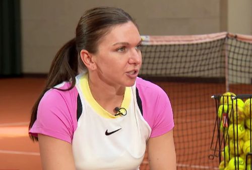 Simona Halep / FOTO: Captură @Știrile Pro TV