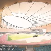 Cum va arăta noul stadion pe care va juca CSM Slatina / Foto: CSM Slatina  (Facebook)
