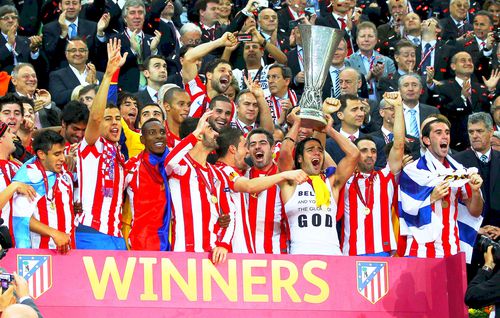Atletico Madrid a ridicat trofeul la Bucurrești