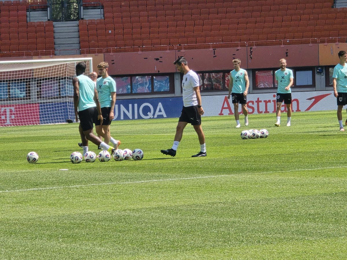 Austria, antrenament oficial, înainte de partida cu România // 06.06.2025
