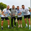 Costel Enache, alături de staff-ul său de la FC Bacău