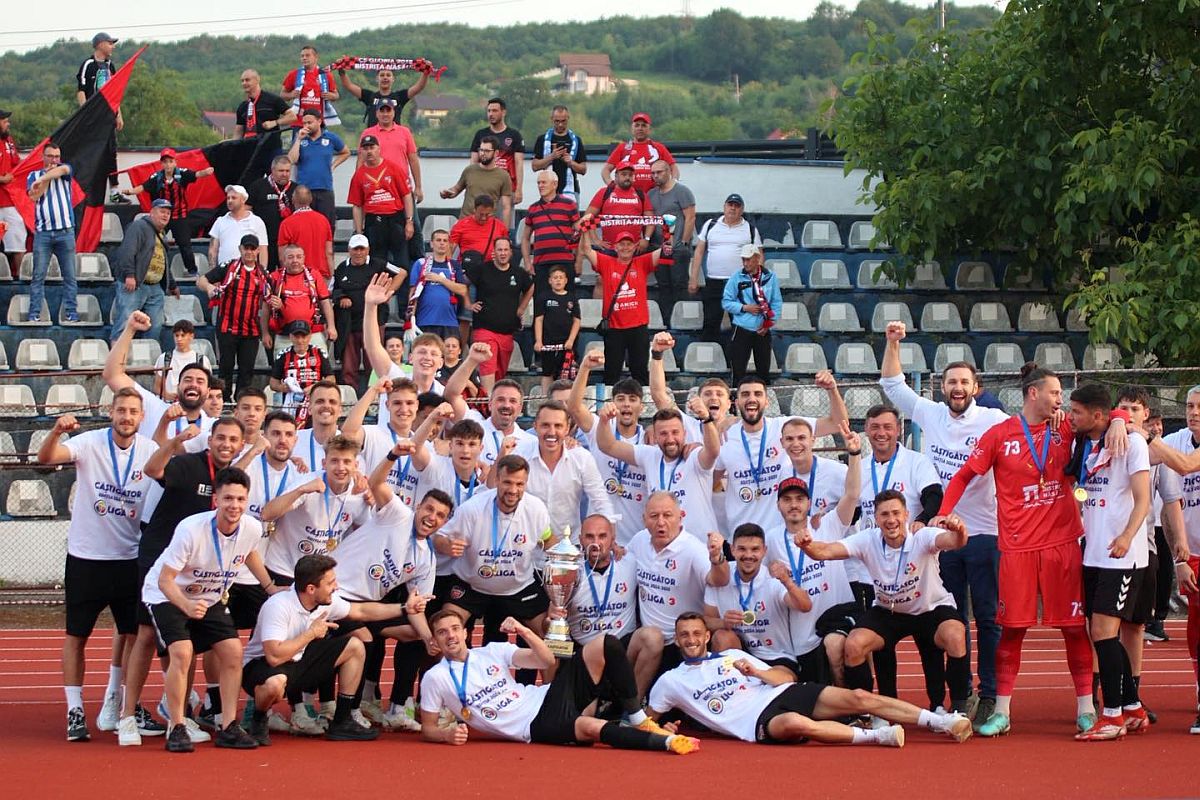 După 11 ani, numele Gloria Bistrița e din nou în Liga 2! Unul dintre artizanii promovării explică ce urmează: „Momentan nu putem urca în Superligă”